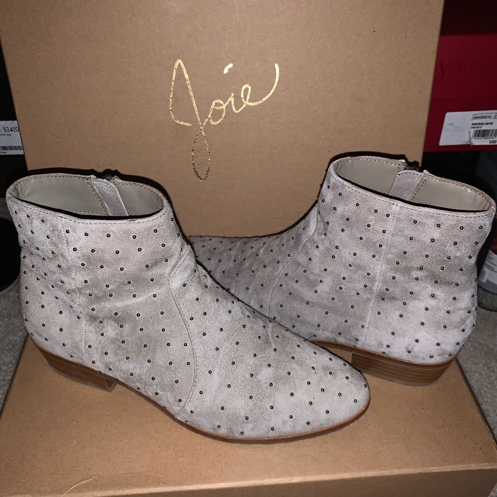 Joie Lacole Studded Suede Bootie